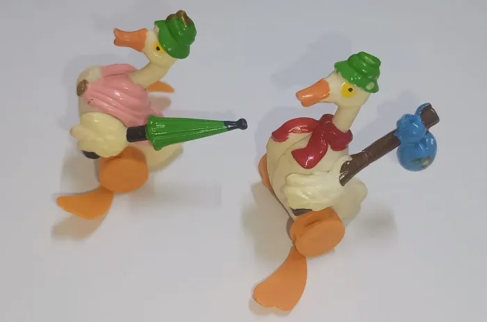 Casal de Patinhos Kinder Ovo Anos 90