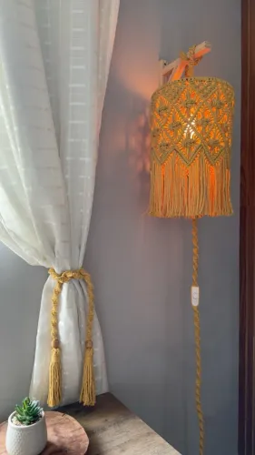 LUMINÁRIA MACRAME