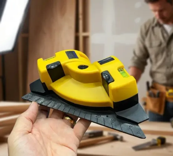 Nível Digital a Laser Luatek LV-05, novo, na caixa e pronto para uso.
