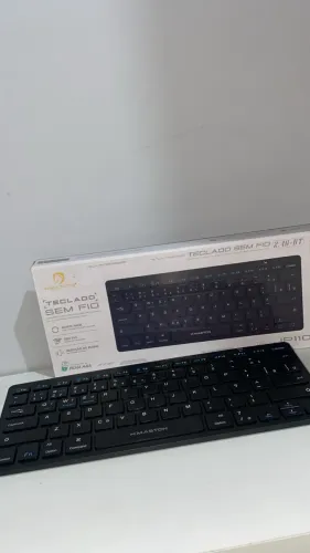 teclado sem fio funcionamento a pilha