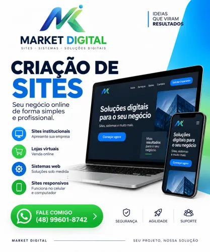 Criamos seu site