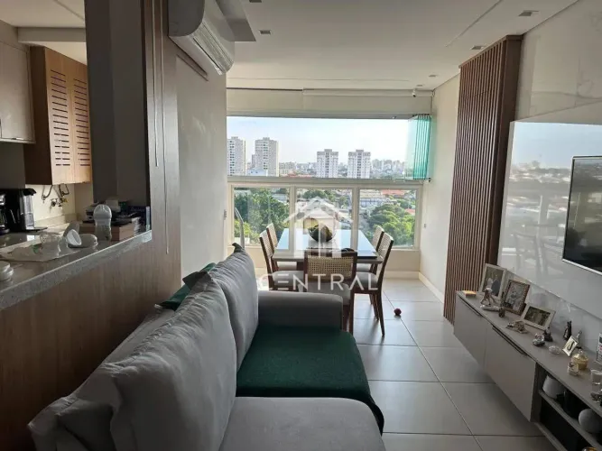 Varanda gourmet com churrasqueira, 2 dorm, com 1 suite - Além Ponte, Sorocaba,
