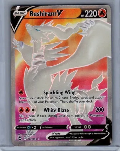 ? RESHIRAM V 172/195 ? POKÉMON ORIGINAL ?
