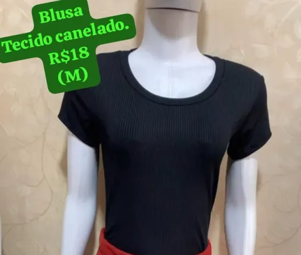 BLUSA TECIDO CANELADO