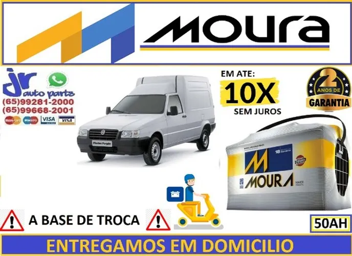 Bateria Moura Fiorino 1.4 Flex  50Ah 12v 