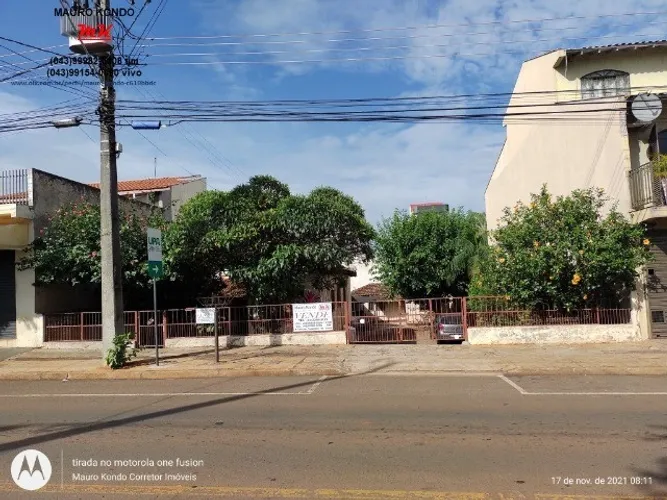 Terreno comercial com 693,75 m2 na Av. 19 de Dezembro, centro de Ibiporã.