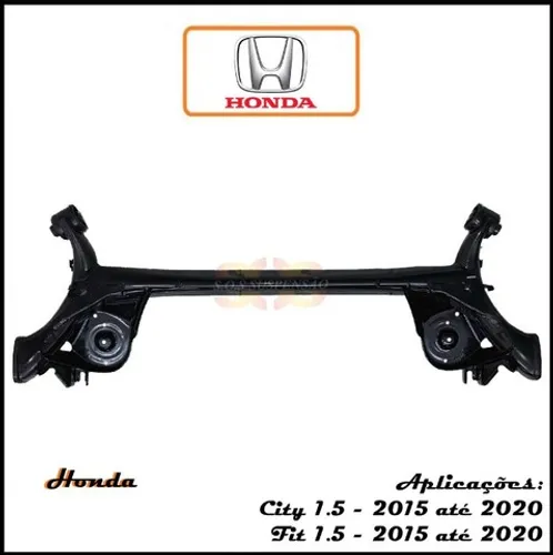 Eixo Traseiro Honda City e Fit 1.5 2015 até 2020