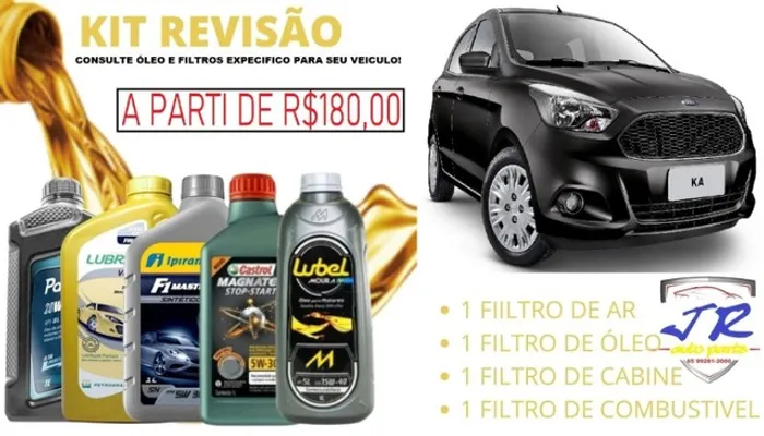 Kit Troca de Óleo e Filtros 