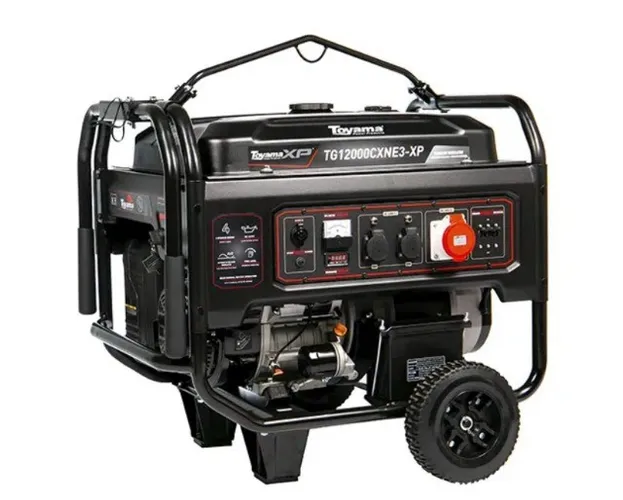 Gerador de Energia Trifásico 13.75 KVA Gasolina Toyama TG12000CXNE3-XP 380V