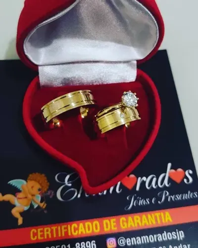 Aliança de Ouro 18 k