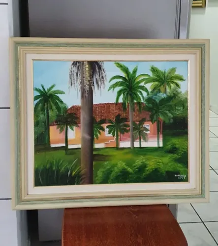 40x50 - óleo sobre tela - casa