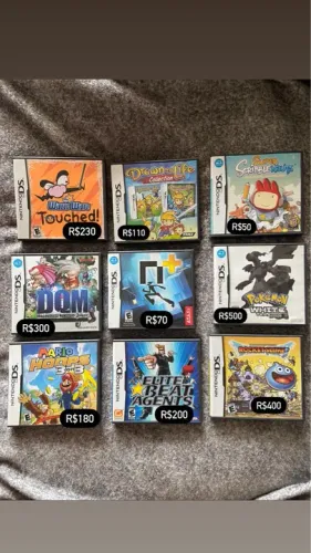 Jogos de Nintendo DS - Todos Originais e Completos