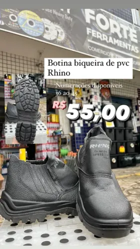 Botina Para Trabalho Biqueira Pvc