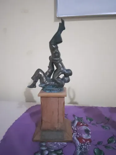 Troféu antigo de judô de 1966