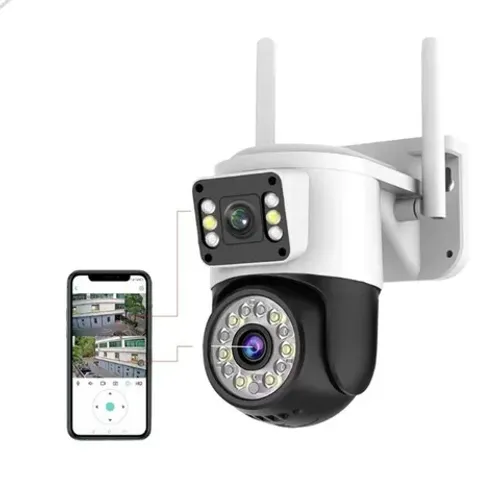 Câmera Dupla Lente Prova D'água Ip App Yoosee Celular Wifi