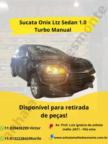 Sucata Onix Ltz Sedan 1.0 Turbo Manual