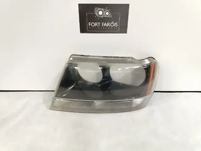 Lente Farol Esquerdo Grand Cherokee 1999 2000 2001