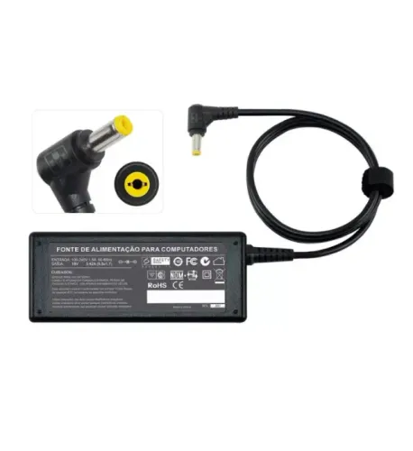 FONTE PARA NOTEBOOK ACER 19V 3,42A MAIS MANIA MM 479