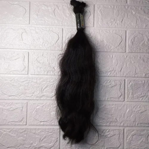 Cabelo Humano 40cm 100g 6,00g Castanho Medio Ondulado Regional