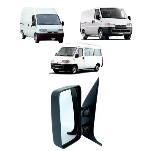 retrovisor manual lado esquerdo fiat ducato 1997 a 2003