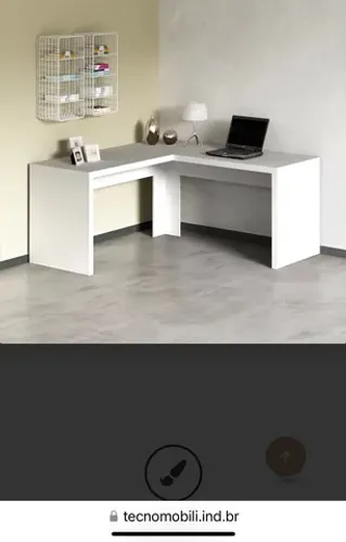 Mesa de Canto p/ Escritório / Mesa em L