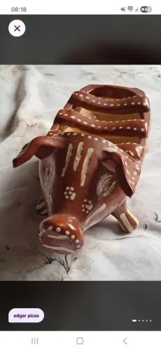 Porco em Terracota Português 