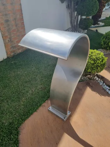 Cascata para piscina tipo Naja aço/inox