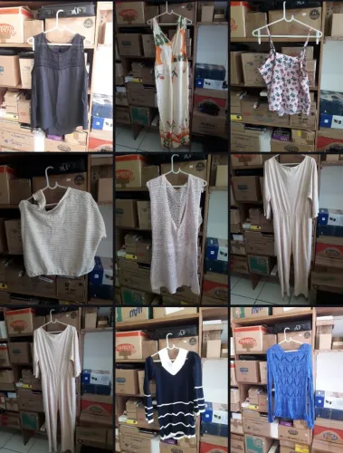 Lote de 80Pcs Roupas Diversas Manequim e Plus Size