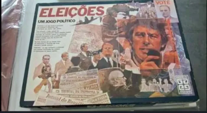 Antigo e Raro Jogo Eleições Um Jogo Político