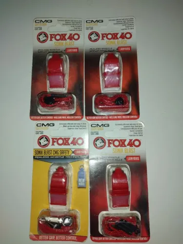Apito Fox 40 Sonik Blast com Lanyard - Diversas Cores