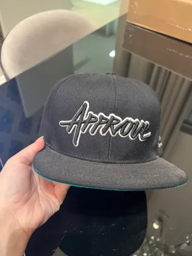 Boné Approve Aba Reta Preto com Verde Tiffany Logo Bordado ? Original, Regulagem