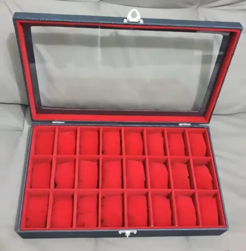 Porta relógios de luxo com 24 divisórias