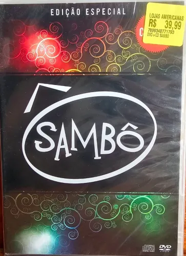 DVD + CD Sambô - Edição Especial no total + de 34 grandes sucessos de todos os tempos.