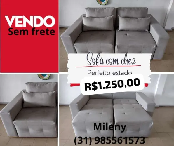 Sofá Cama 2 lugares - Perfeito estado