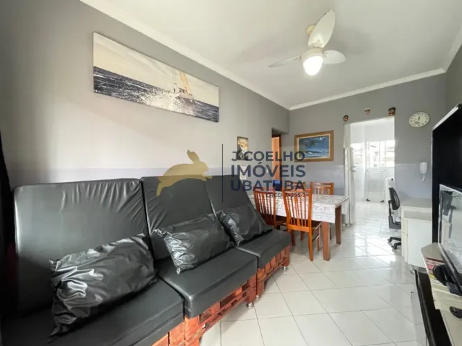 Apartamento à venda com 2 dormitórios (1 suíte) e piscina na Praia do Itaguá - Ubatuba SP