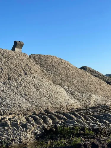 Material areia pedra areola