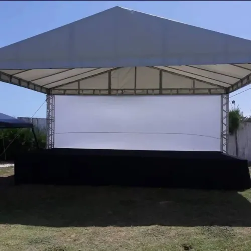 Palco, tenda locação, fabticação