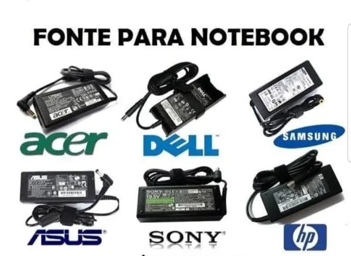 Fonte  carregador pra notebook (entrega)