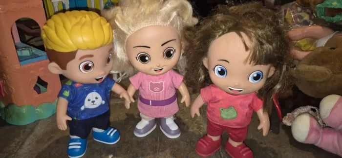 Bonecos da série Luccas Neto, Jessy e Gi Youtube