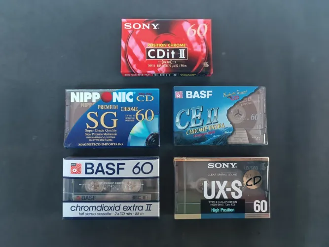 Fita k7 Cassete Vintage - Coleção Rara