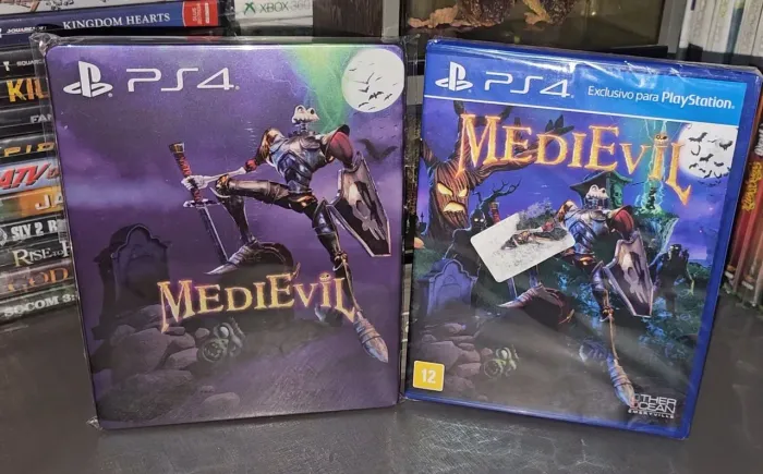Medievil Steelbook com jogo Lacrado Ps4