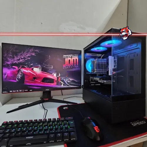 Pc Gamer Completo - Ryzen 7 2700 + RTX 3050 6GB + RAM 16GB + SSD 480GB