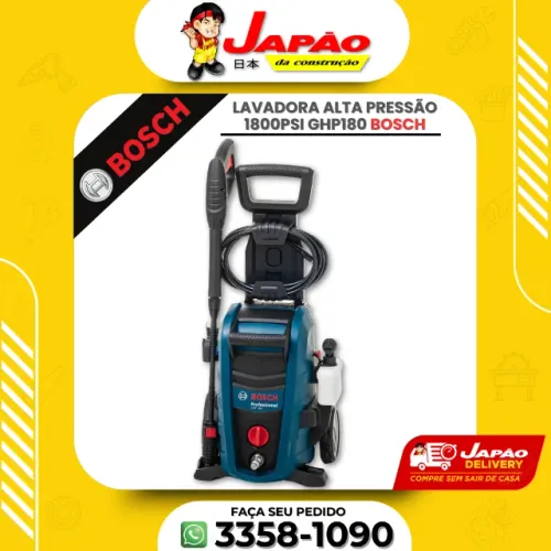 Lavadora Alta Pressão 1800PSi Bosch GHP180 Qualidade Máxima Bosch