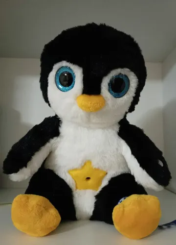 Pinguim Projetor de Constelação Musical Star Nelly Baby Br Machine 