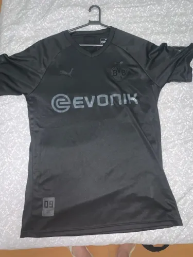 Camisa Borussia Dortmund Especial 110 Anos 19/20 Torcedor Puma - Preta "Blackout"  