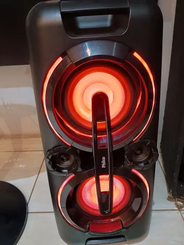 Caixa de Som Philco com LED