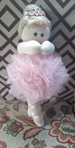 Boneca bailarina de pano 50 cm 