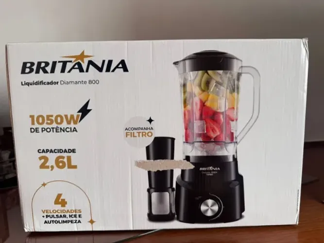 LIQUIDIFICADOR BRITANIA NA CAIXA LACRADA
