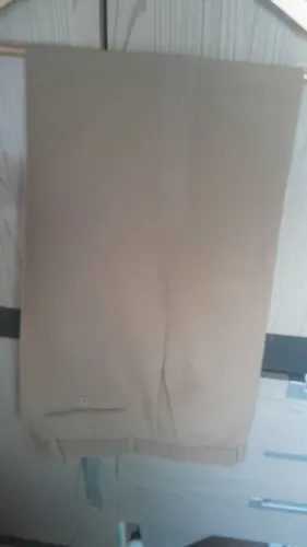 Calça social bege
