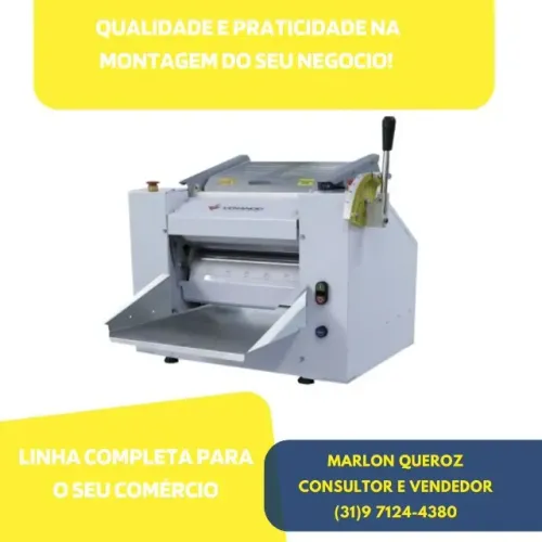 Cilindro de Massas Laminador 30CM Venâncio 220v